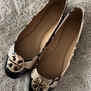 Tory Burch animal print doll shoes